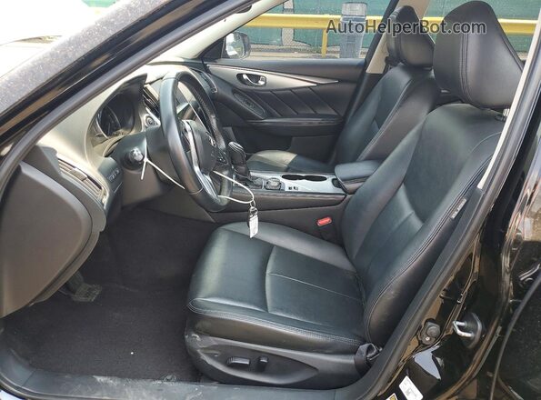 JN1EV7AR6KM593116 2019 INFINITI Q50 Black Вид салону спереду