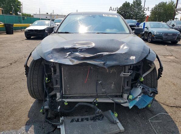 JN1EV7AR6KM593116 2019 INFINITI Q50 Black Вид спереду