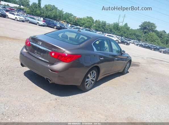 JN1EV7AR7HM831502 2017 INFINITI Q50 Brown უკანა მარჯვენა