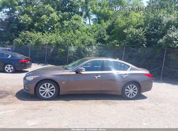 JN1EV7AR7HM831502 2017 INFINITI Q50 Brown სალონის 360-გრადუსიანი ხედი