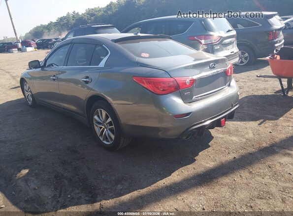JN1EV7AR7HM836067 2017 INFINITI Q50 Gray Rear left