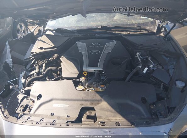 JN1EV7AR7HM836067 2017 INFINITI Q50 Gray Engine compartment view