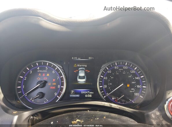 JN1EV7AR7HM836067 2017 INFINITI Q50 Gray Rear seats view