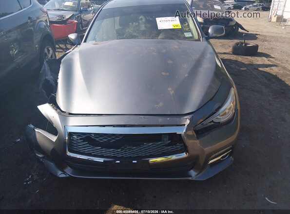 JN1EV7AR7HM836067 2017 INFINITI Q50 Gray Front view