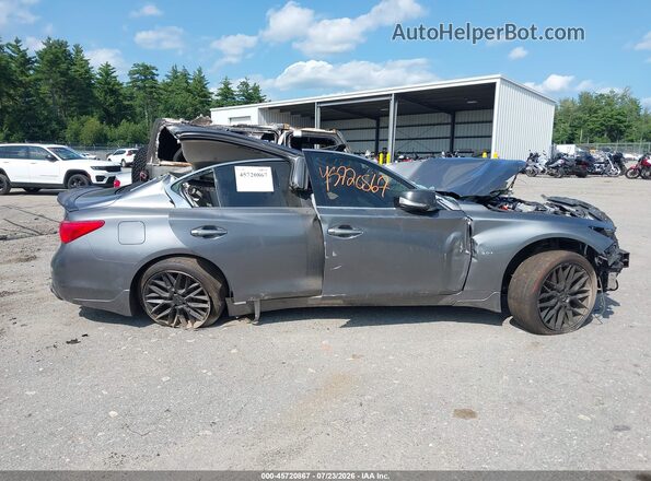 JN1EV7AR7HM837493 2017 INFINITI Q50 Серый Вид щитка приборов