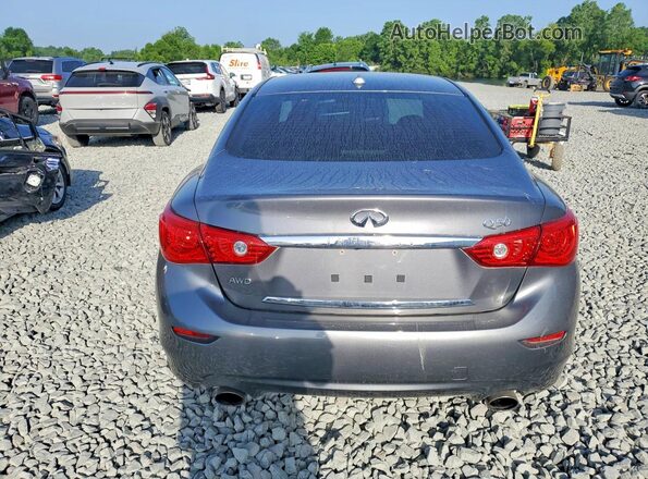 JN1EV7AR7HM840507 2017 INFINITI Q50 Gray Вид ззаду