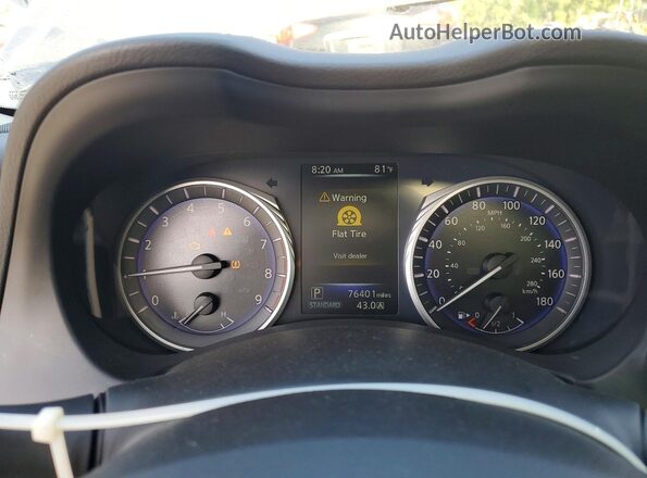 JN1EV7AR7HM840507 2017 INFINITI Q50 Gray Вид щитка приладів