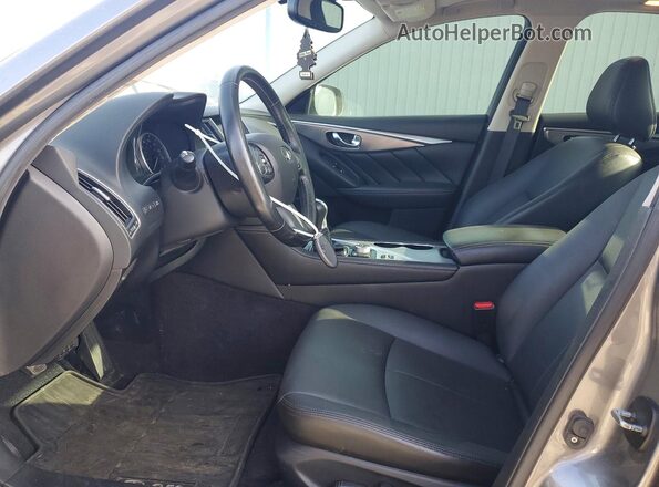 JN1EV7AR7HM840507 2017 INFINITI Q50 Gray Вид салону спереду