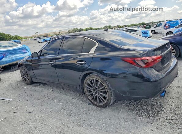 JN1EV7AR7JM445104 2018 INFINITI Q50 Black Rear left