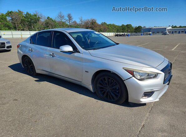 JN1EV7AR7JM611699 2018 INFINITI Q50 Gray Delantero derecho