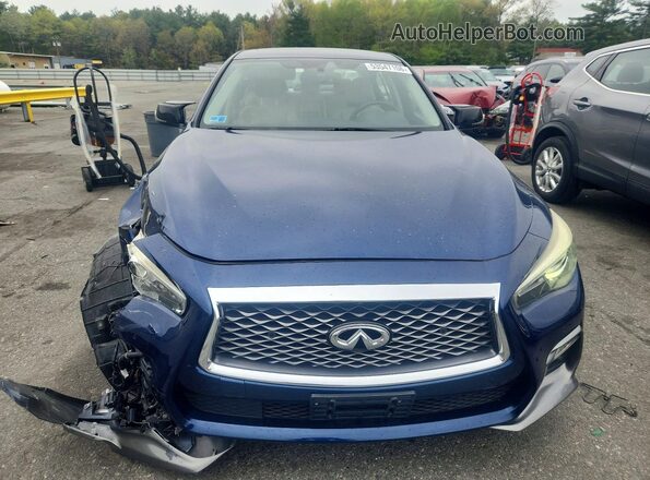 JN1EV7AR7KM550873 2019 INFINITI Q50 Blue Front view