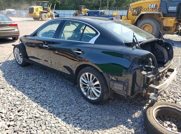 JN1EV7AR7KM556799 2019 INFINITI Q50 Black Հետևի ձախ