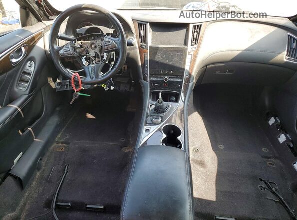 JN1EV7AR7KM556799 2019 INFINITI Q50 Black Առջևի վահանակի տեսք