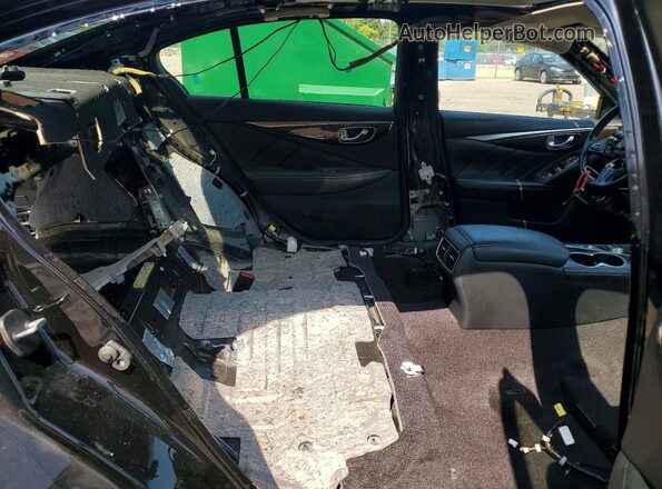 JN1EV7AR7KM556799 2019 INFINITI Q50 Black Հետևի նստատեղերի տեսք