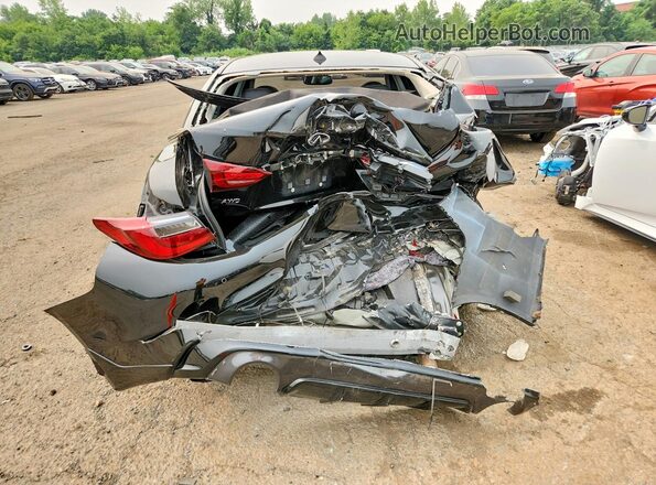 JN1EV7AR7KM591973 2019 INFINITI Q50 Black Вид ззаду