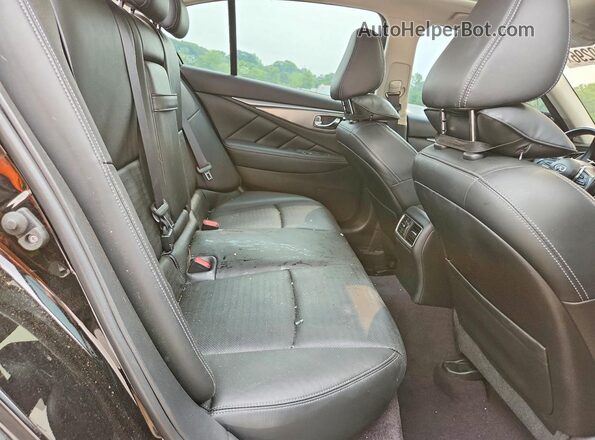 JN1EV7AR7KM591973 2019 INFINITI Q50 Black Вид задніх сидінь