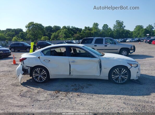 JN1EV7AR7LM251899 2020 INFINITI Q50 Белый Вид задней части салона