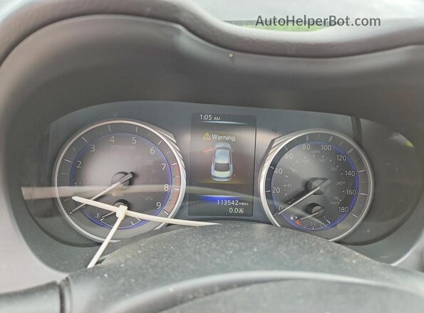 JN1EV7AR8HM831699 2017 INFINITI Q50 Black Widok zestawu wskaźników