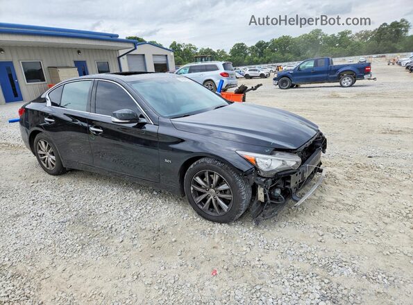 JN1EV7AR8HM831699 2017 INFINITI Q50 Black Przód prawy