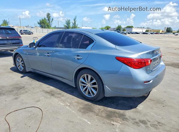 JN1EV7AR8HM832593 2017 INFINITI Q50 Синий Задняя левая четверть