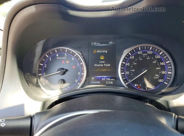 JN1EV7AR8HM832593 2017 INFINITI Q50 Синий Вид щитка приборов