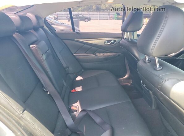 JN1EV7AR8HM832593 2017 INFINITI Q50 Синий Вид задних сидений