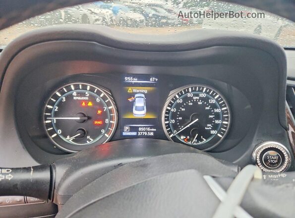 JN1EV7AR8JM433379 2018 INFINITI Q50 Gray Instrument cluster view