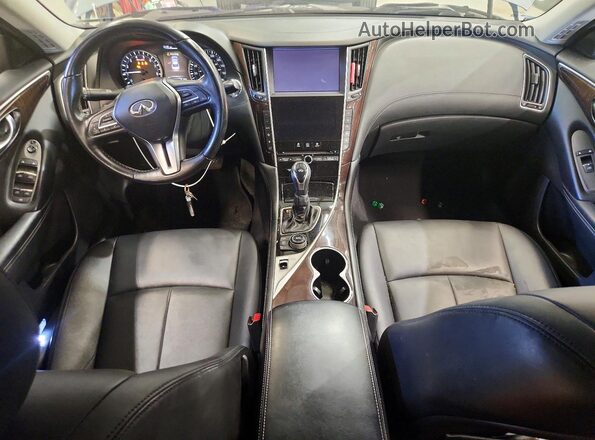 JN1EV7AR8JM436508 2018 INFINITI Q50 Silver წინა პანელის ხედი