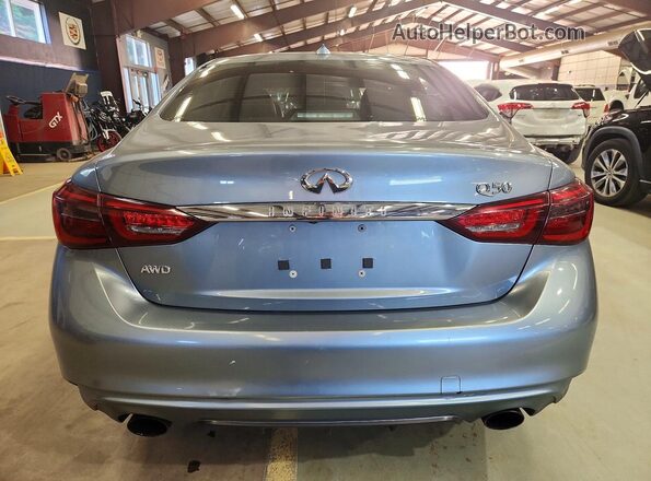 JN1EV7AR8JM436508 2018 INFINITI Q50 Silver უკანა ხედი