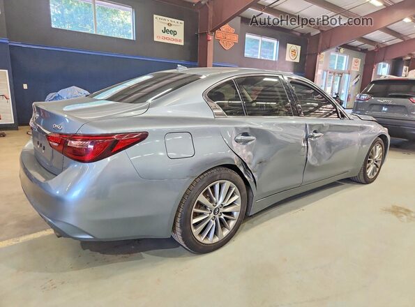 JN1EV7AR8JM436508 2018 INFINITI Q50 Silver უკანა მარჯვენა