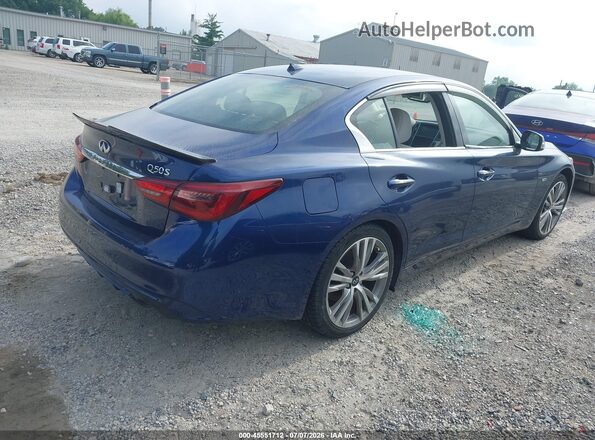 JN1EV7AR8JM439456 2018 INFINITI Q50 Blue Հետևի աջ
