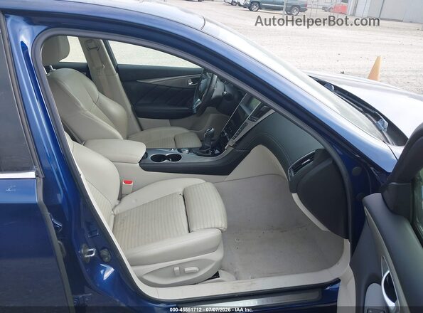 JN1EV7AR8JM439456 2018 INFINITI Q50 Blue Սալոնի դիմացի տեսք