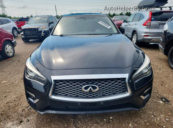 JN1EV7AR8KM553362 2019 INFINITI Q50 Black Դիմացի տեսք