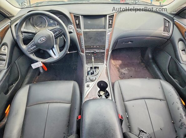 JN1EV7AR8KM553362 2019 INFINITI Q50 Black Առջևի վահանակի տեսք