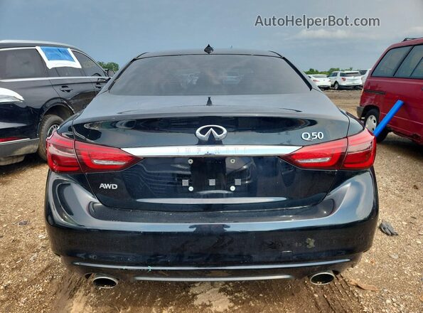 JN1EV7AR8KM553362 2019 INFINITI Q50 Black Հետևի տեսք