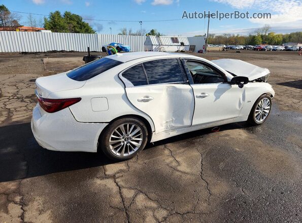 JN1EV7AR8KM557668 2019 INFINITI Q50 White უკანა მარჯვენა