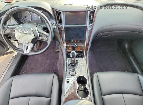 JN1EV7AR8KM557668 2019 INFINITI Q50 White წინა პანელის ხედი
