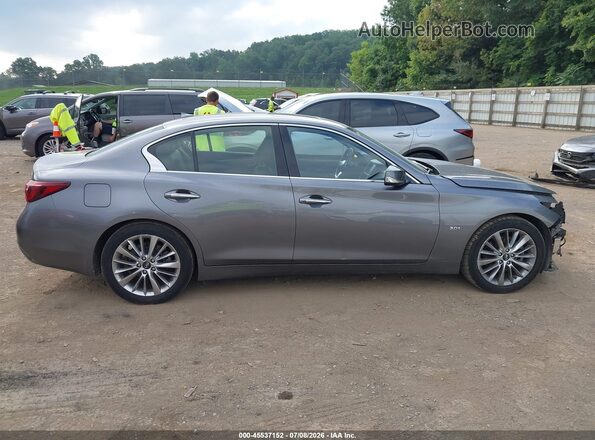 JN1EV7AR8KM558478 2019 INFINITI Q50 Серый Вид задней части салона