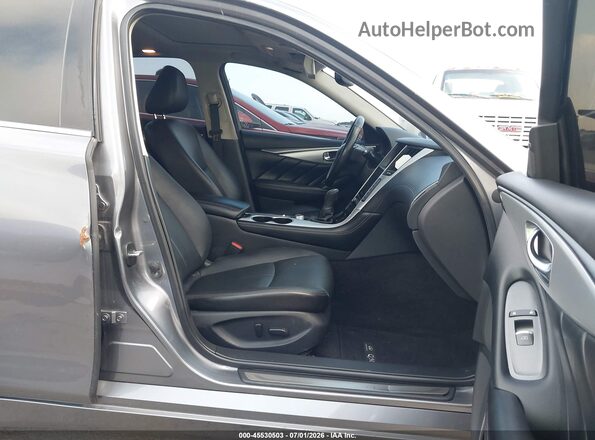 JN1EV7AR8LM252432 2020 INFINITI Q50 Gray Front interior view