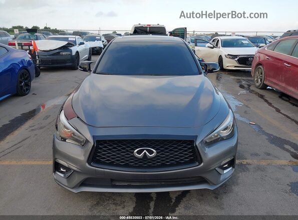 JN1EV7AR8LM252432 2020 INFINITI Q50 Gray Rear interior view