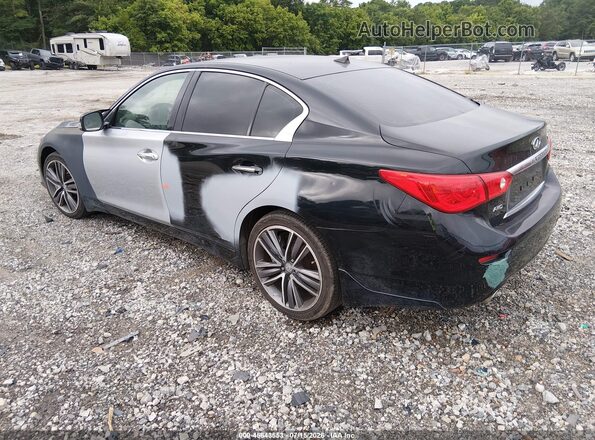 JN1EV7AR9HM830609 2017 INFINITI Q50 Black Tył lewy
