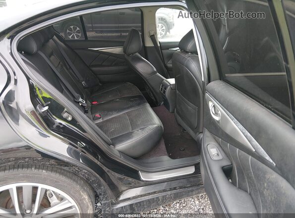 JN1EV7AR9HM830609 2017 INFINITI Q50 Black Widok naklejki z numerem VIN