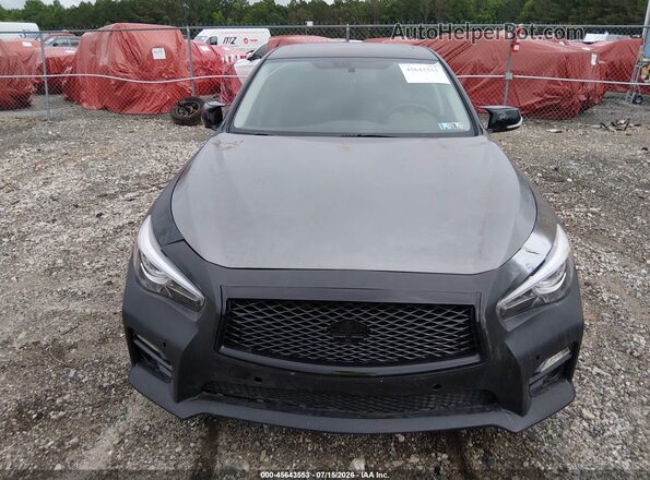 JN1EV7AR9HM830609 2017 INFINITI Q50 Black Widok zestawu wskaźników
