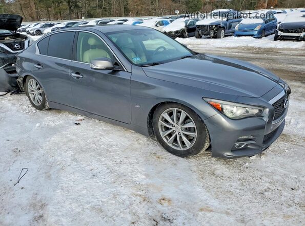 JN1EV7AR9HM836944 2017 INFINITI Q50 Gray Przód prawy