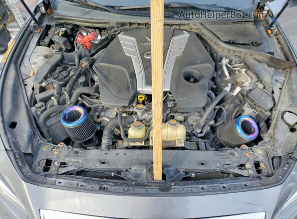 JN1EV7AR9HM836944 2017 INFINITI Q50 Gray Widok wnętrza z tyłu