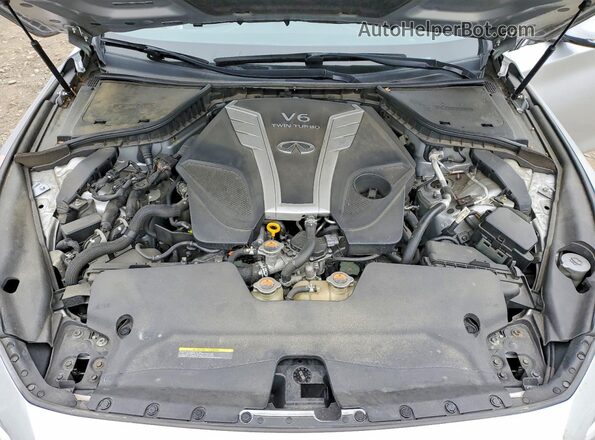 JN1EV7AR9JM433777 2018 INFINITI Q50 Silver Vista interior trasera