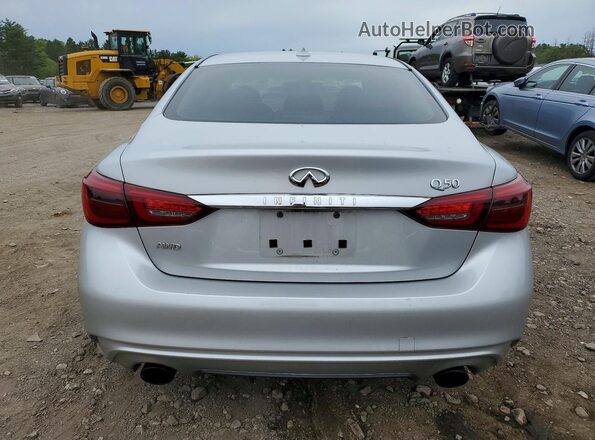 JN1EV7AR9JM433777 2018 INFINITI Q50 Silver Vista trasera