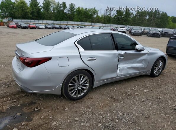 JN1EV7AR9JM433777 2018 INFINITI Q50 Silver Trasero derecho