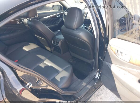 JN1EV7AR9JM436601 2018 INFINITI Q50 Black VIN კოდის სტიკერის ხედი