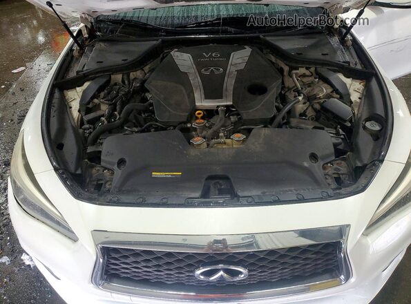 JN1EV7AR9JM437246 2018 INFINITI Q50 White Вид задньої частини салону